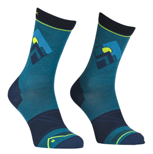 Ortovox ponožky Alpine Light Comp Mid Socks M mountain blue Velikost: 45-47