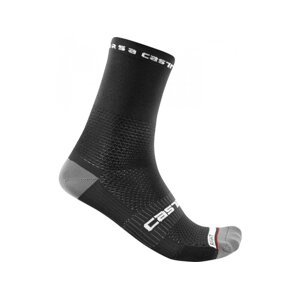 Castelli ponožky Rosso Corsa Pro black Velikost: XXL
