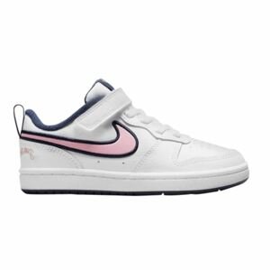 Nike obuv Court Borough Low 2 white/pink Velikost: 1Y