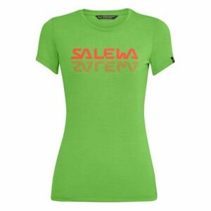 Salewa tričko Graphic Dry W T-Shirt pale frog Velikost: 34