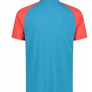 CMP tričko Man T-Shirt blue orange Velikost: 48