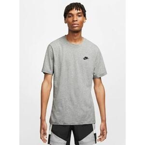 Nike tričko Sportswear Club Tee dark grey Velikost: XL