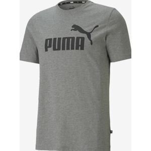 Puma tričko Ess Logo Tee gray Velikost: L