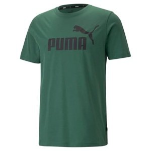Puma tričko Ess Logo Tee green Velikost: M