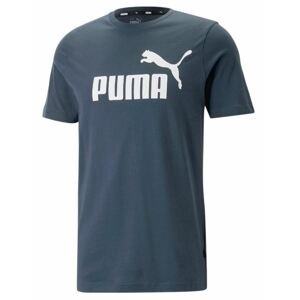 Puma tričko Ess Logo Tee blue Velikost: M