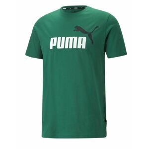 Puma tričko Ess 2 Col Logo Tee green Velikost: M