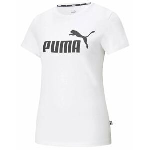 Puma tričko Ess Logo Tee W white Velikost: M