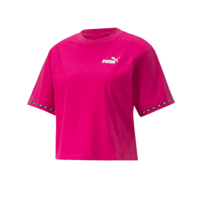 Puma tričko Power Tape Tee pink Velikost: L