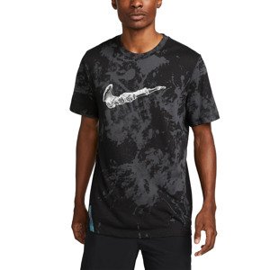 Nike tričko Core Dri-FIT Run Dvn AOP Tee black Velikost: L