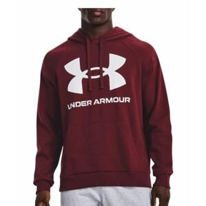 Under Armour mikina Rival Fleece Big Logo Hoodie red Velikost: MD