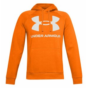 Under Armour mikina Rival Fleece Big Logo Hoodie orange Velikost: L