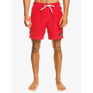 Quiksilver šortky Original Arch Volley 17NB high risk red Velikost: S