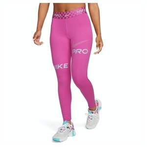 Nike legíny Pro Dri-Fit Womens Mid R pink Velikost: S
