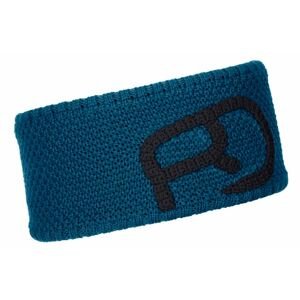 Ortovox čelenka Rock 'N' Wool Headband M petrol blue Velikost: M