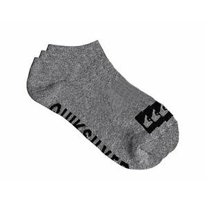 Quiksilver ponožky 3 Ankle Pack light grey Velikost: UNI
