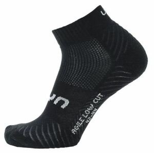 UYN ponožky Unisex Agile Low Cut Socks 2prs Pack black Velikost: 45-47