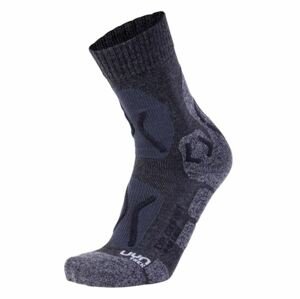 Uyn ponožky Woman Trekking Explorer Comfort Socks anthracite/black Velikost: 35-36