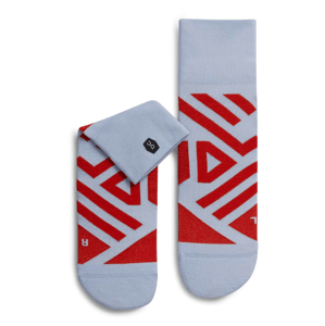 On Running ponožky Performance Mid Sock heather red Velikost: 44-45