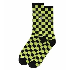 Vans ponožky Checkerboard Crew II (6.5-9) 1PK lime punch Velikost: UNI