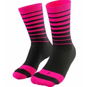 Dynafit ponožky Live To Ride Socks pink glo Velikost: 35-38