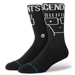 Stance ponožky Descendents Crew washed black Velikost: L