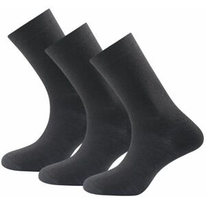 Devold ponožky Daily Merino Light Sock 3Pk black Velikost: 41-46