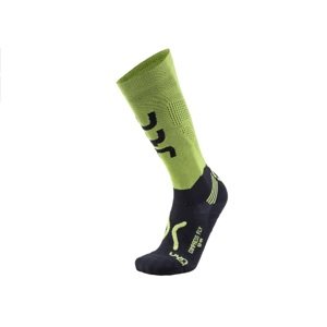 UYN - ponožky MAN RUN COMPRESSION FLY SOCKS green/black Velikost: 45-47