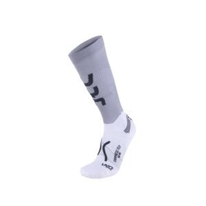 UYN - ponožky MAN RUN COMPRESSION FLY SOCKS pearl grey/grey Velikost: 42-44