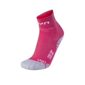 UYN - ponožky LADY FREE RUN SOCKS fuxia/white Velikost: 35-36
