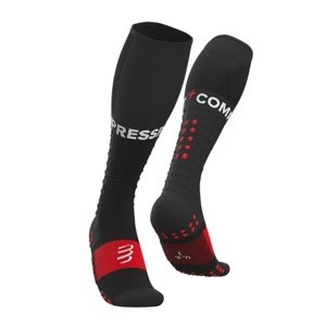 Compressport ponožky FULL SOCKS RUN black Velikost: T1