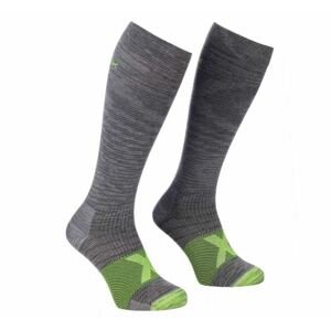 Ortovox ponožky Tour Compression Long Socks M grey blend Velikost: 45-47