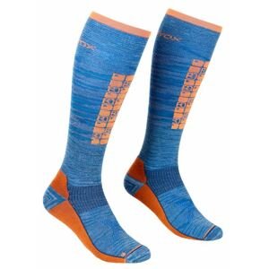 Ortovox ponožky Ski Compression Long Socks safety blue Velikost: 42-44