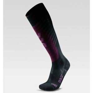 UYN ponožky Woman Ski One Biotech black purple Velikost: 35-36