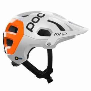 POC helma Tectal Race MIPS NFC white/orange Velikost: 55-58
