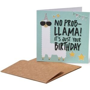 Legami Birthday Greeting Cards - 7X7 Llama uni