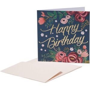 Legami Birthday Greeting Cards - 7X7 Hb Vintage Flowers uni