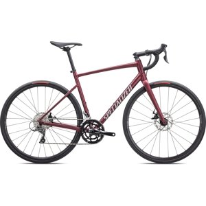 Specialized Allez E5 Disc - maroon/silver dust/flo red 52