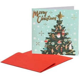 Legami Christmas Greeting Cards - 7X7 - Xmas Tree uni