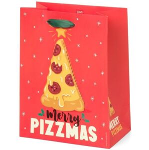 Legami Christmas Gift Bag - Medium - Pizza uni