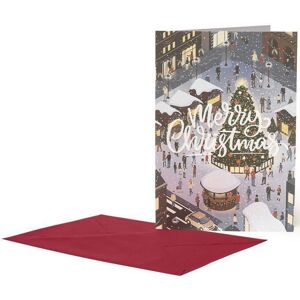 Legami  Christmas Greeting Cards - 11,5X17 - Christmas Market uni