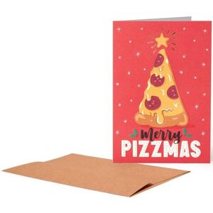 Legami Christmas Greeting Cards - 11,5X17 - Pizza uni