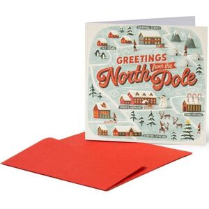 Legami Christmas Greeting Cards - 7X7 - North Pole uni