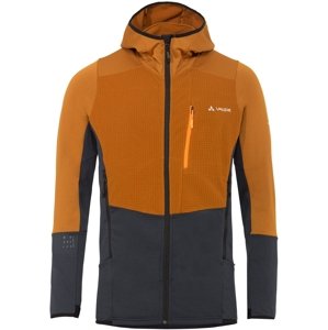 Vaude Men's Monviso Hooded Grid Fleece Jacket - silt brown M