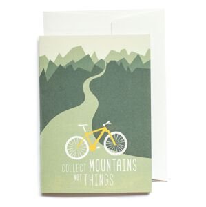 Roadtyping Greetingcard - Mountainbike uni