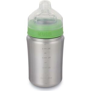Klean Kanteen Baby Bottle w/Medium Flow Nipple - brushed stainless 266 ml uni