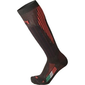 Mico Medium Weight M1 Winter Pro Performance Ski Socks - nero rosso 38-40