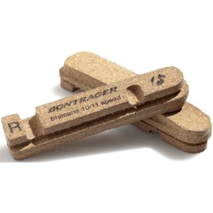 Bontrager Carbon Stop Cork Brake Pad - brown uni