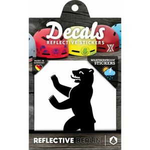 Reflective Berlin Reflective Decals - Berlin Bear - black uni