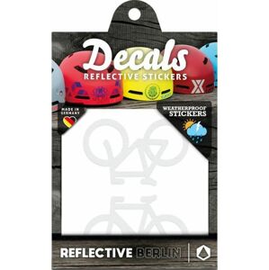 Reflective Berlin Reflective Decals - Bicycles - white uni