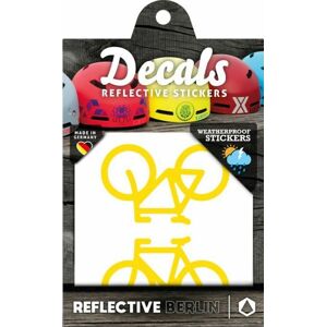 Reflective Berlin Reflective Decals - Bicycles - yellow uni